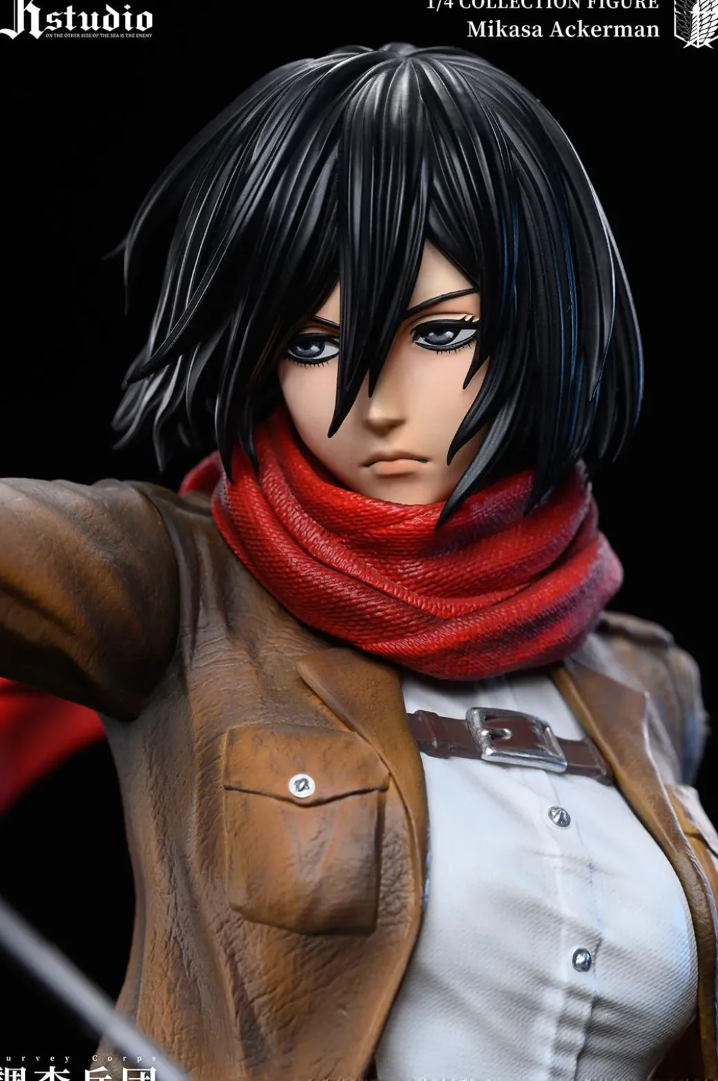 1/4 Scale A Project Series 005 Mikasa Ackerman & 006 Armin Arlert - Attack On Titan Resin Statue - JR Studio
