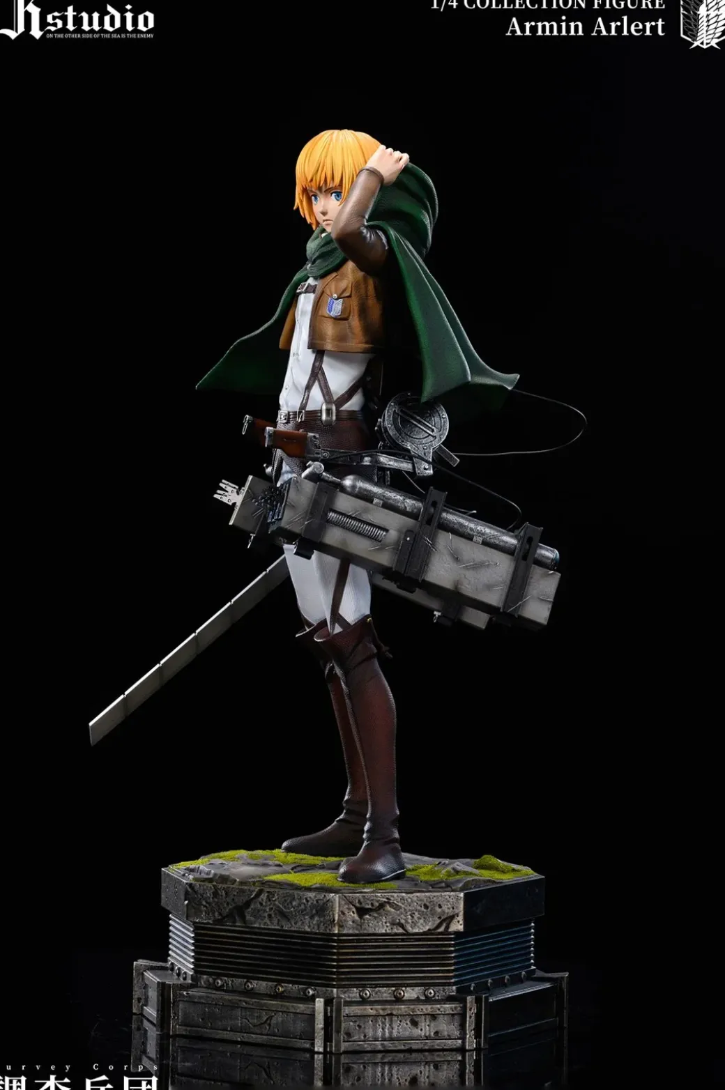 1/4 Scale A Project Series 005 Mikasa Ackerman & 006 Armin Arlert - Attack On Titan Resin Statue - JR Studio
