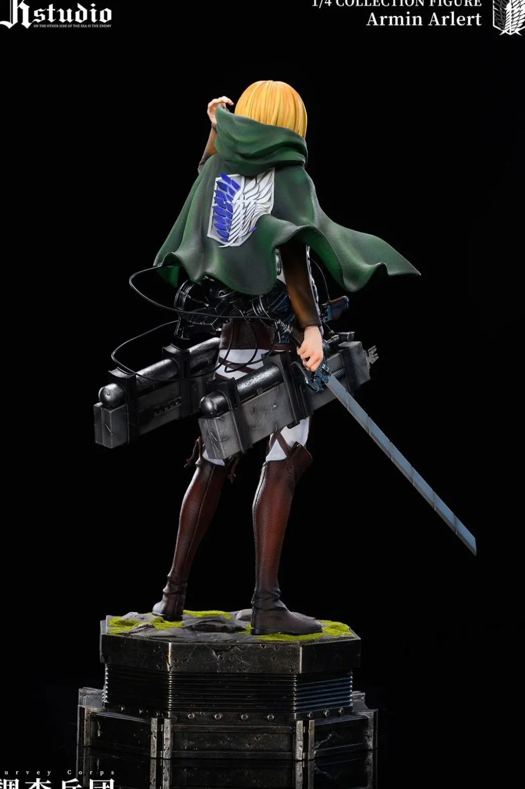 1/4 Scale A Project Series 005 Mikasa Ackerman & 006 Armin Arlert - Attack On Titan Resin Statue - JR Studio