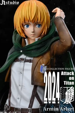 1/4 Scale A Project Series 005 Mikasa Ackerman & 006 Armin Arlert - Attack On Titan Resin Statue - JR Studio