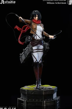 1/4 Scale A Project Series 005 Mikasa Ackerman & 006 Armin Arlert - Attack On Titan Resin Statue - JR Studio