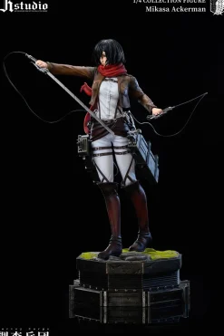 1/4 Scale A Project Series 005 Mikasa Ackerman & 006 Armin Arlert - Attack On Titan Resin Statue - JR Studio