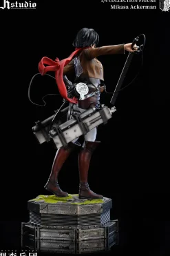 1/4 Scale A Project Series 005 Mikasa Ackerman & 006 Armin Arlert - Attack On Titan Resin Statue - JR Studio