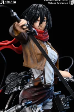 1/4 Scale A Project Series 005 Mikasa Ackerman & 006 Armin Arlert - Attack On Titan Resin Statue - JR Studio