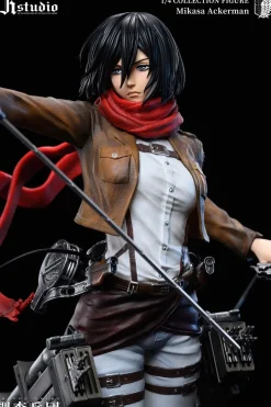 1/4 Scale A Project Series 005 Mikasa Ackerman & 006 Armin Arlert - Attack On Titan Resin Statue - JR Studio