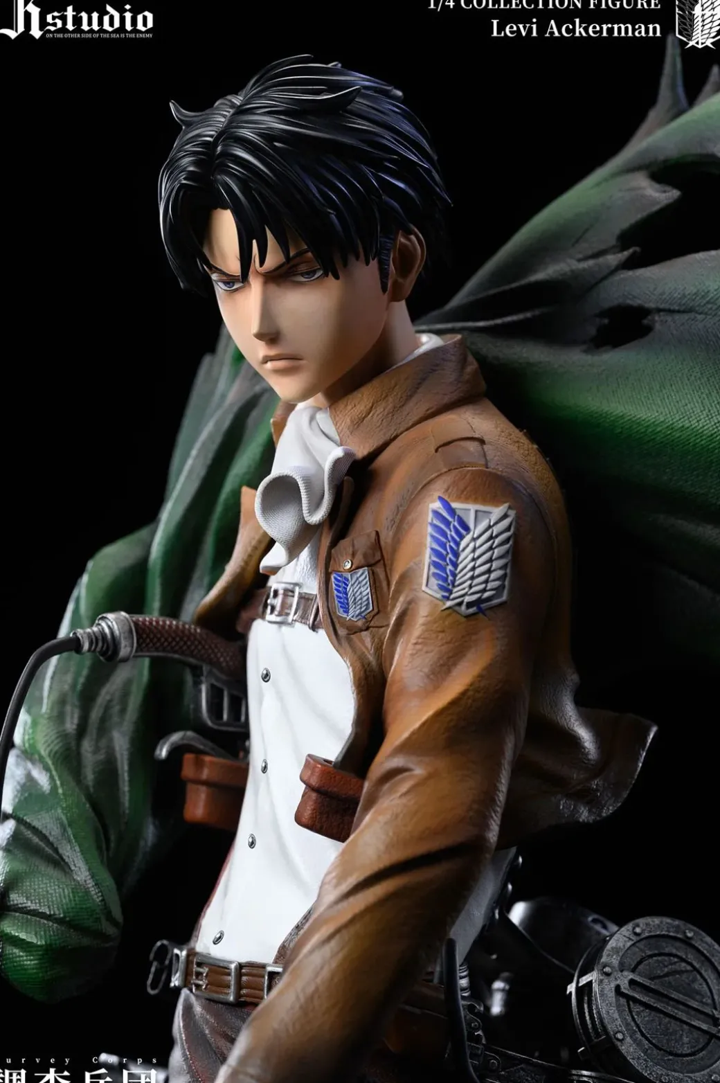 1/4 Scale A Project Series 003 Erwin Smith & 004 Levi Ackerman - Attack On Titan Resin Statue - JR Studio