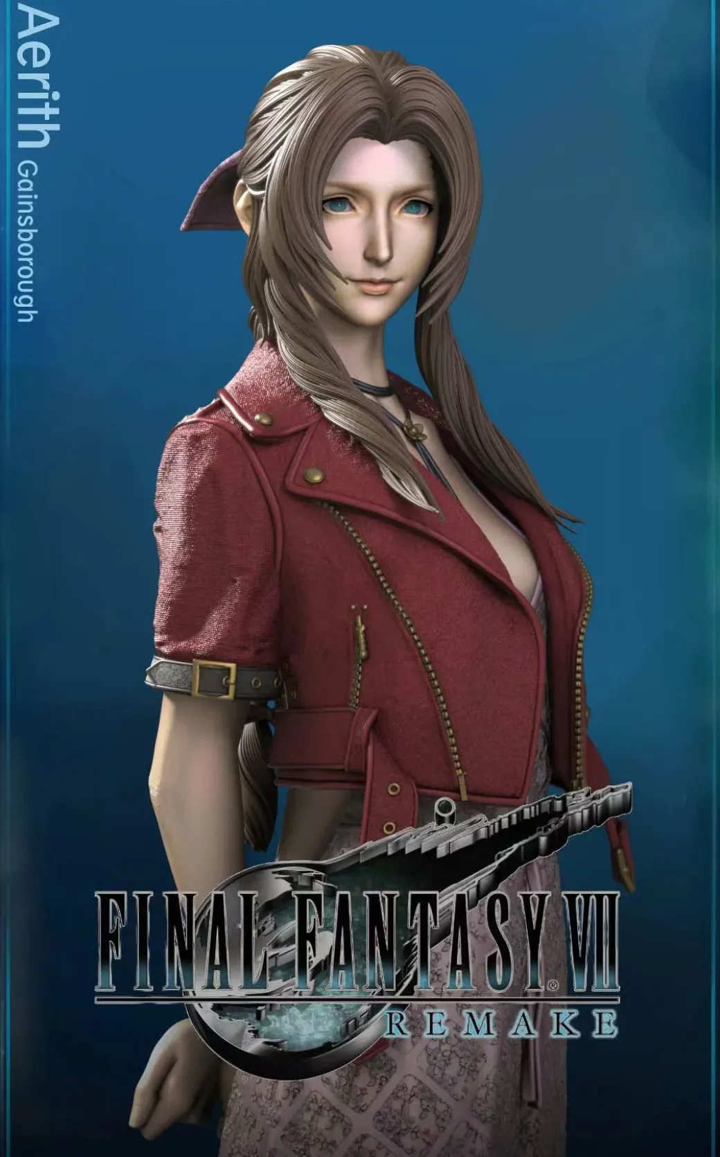 1/3 Scale Aerith Gainsborough - (FF7) Final Fantasy VII Resin Statue - FanArt Studio
