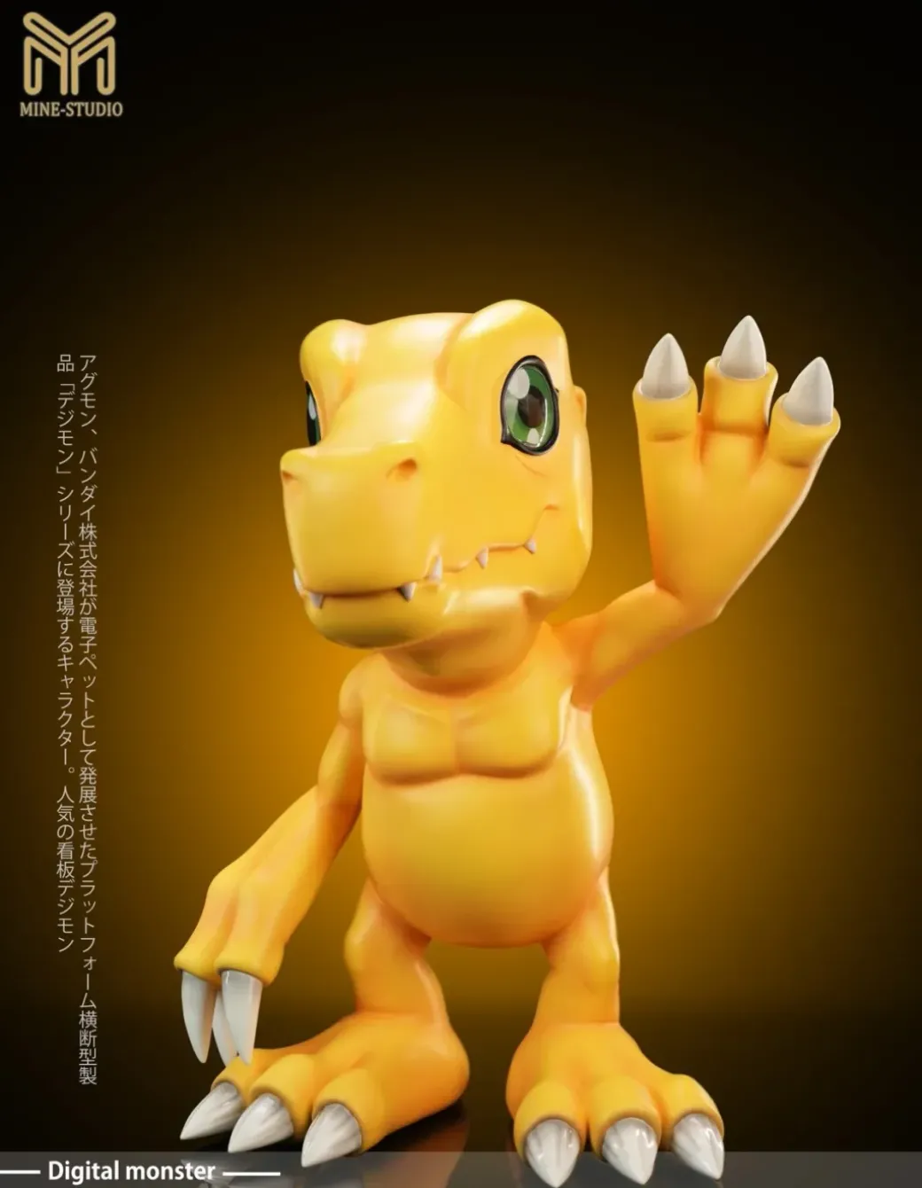 1/1 Scale Agumon & Tailmon & Salamon - Digimon Resin Statue - My-Studio