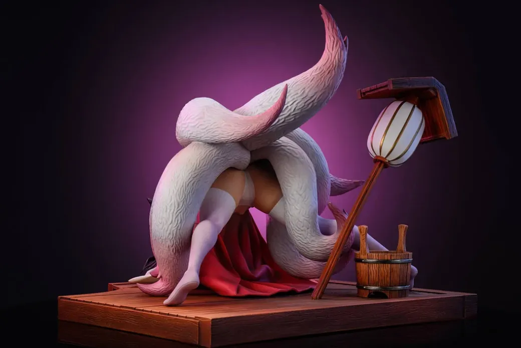1/4 Scale Ahri - League of Legends (LOL) Resin Statue - Fireball Studio