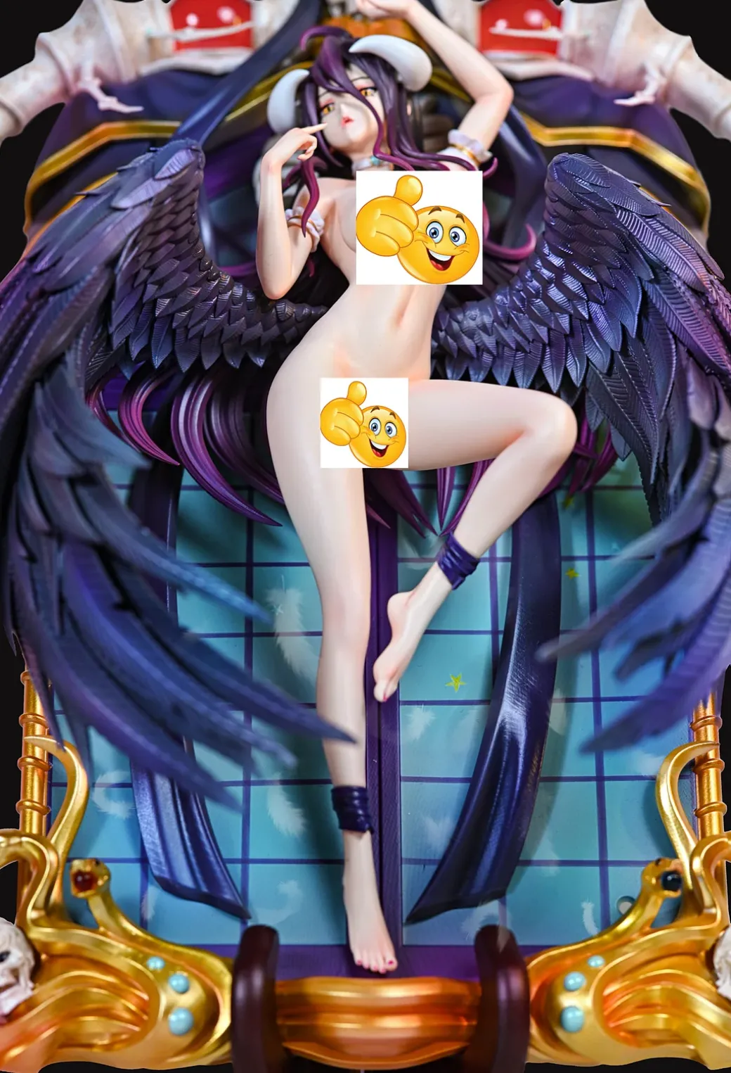 1/6 Scale Albedo Frame Decoration Wall Hanging - Overlord Resin Statue - Lazydog Studios