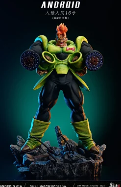 1/6 Scale Android 16 Hell's Flash - Dragon Ball Resin Statue - D-M Studios