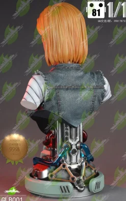 1:1 Scale ANDROID 18 (Lazuli) - Dragon Ball Resin Statue - Green Leaf Studios