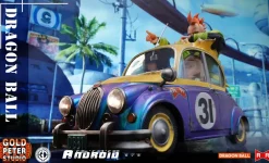 1/6 Scale Androids in Car with LED - Dragon Ball Resin Statue - Gold Peate Studio