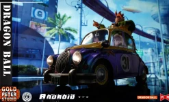 1/6 Scale Androids in Car with LED - Dragon Ball Resin Statue - Gold Peate Studio