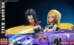 1/6 Scale Androids in Car with LED - Dragon Ball Resin Statue - Gold Peate Studio