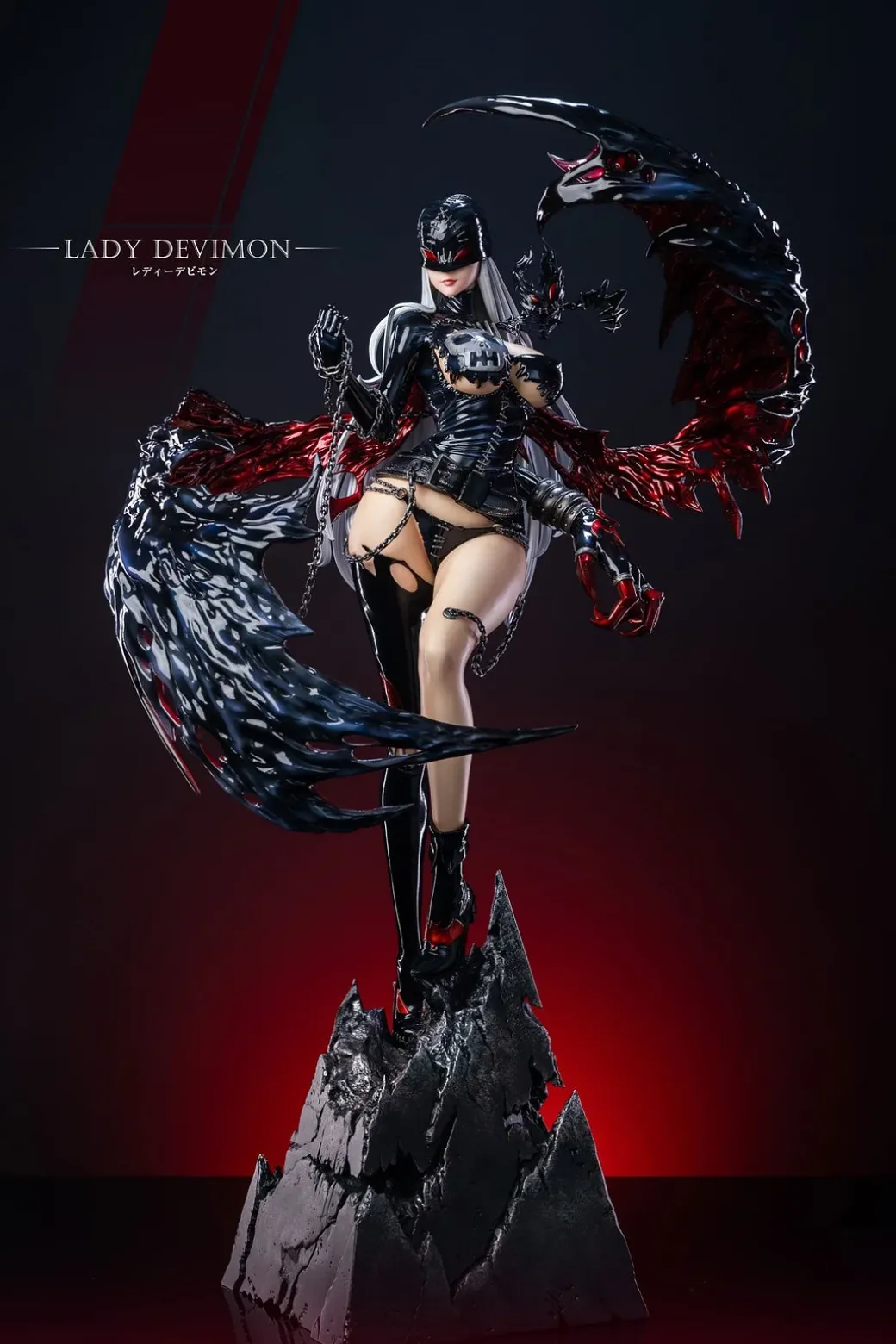 1/4 Scale Angewomon & Lady Devimon - Digimon Resin Statue - Fallen Angel Studio