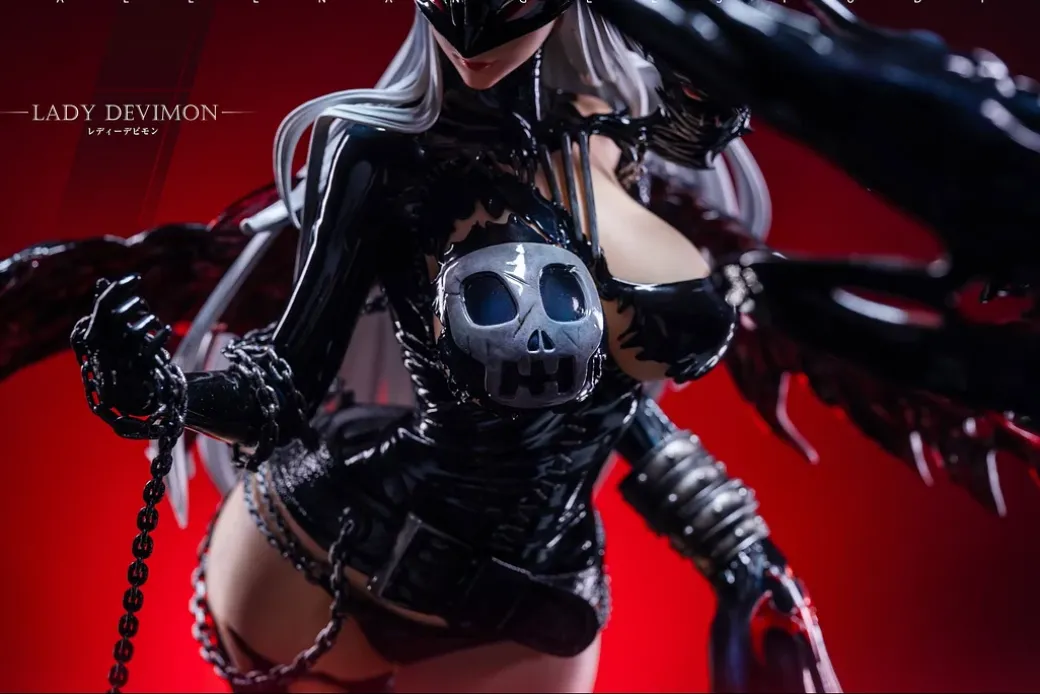 1/4 Scale Angewomon & Lady Devimon - Digimon Resin Statue - Fallen Angel Studio