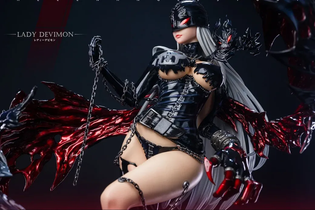 1/4 Scale Angewomon & Lady Devimon - Digimon Resin Statue - Fallen Angel Studio