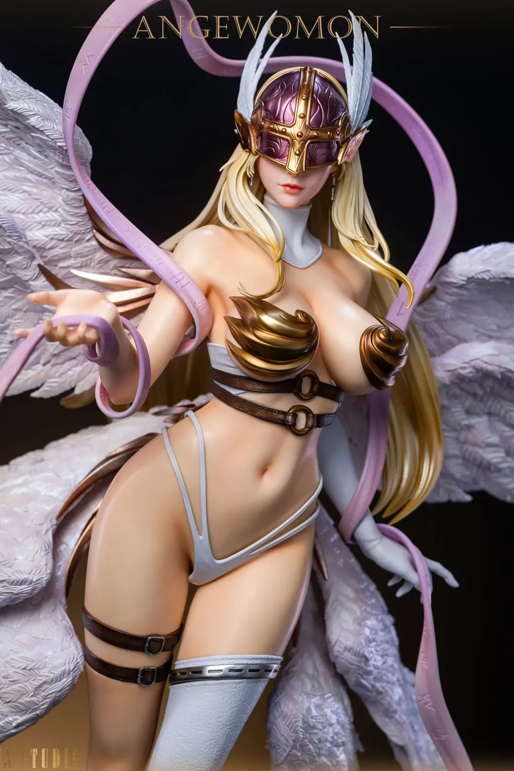 1/4 Scale Angewomon & Lady Devimon - Digimon Resin Statue - Fallen Angel Studio