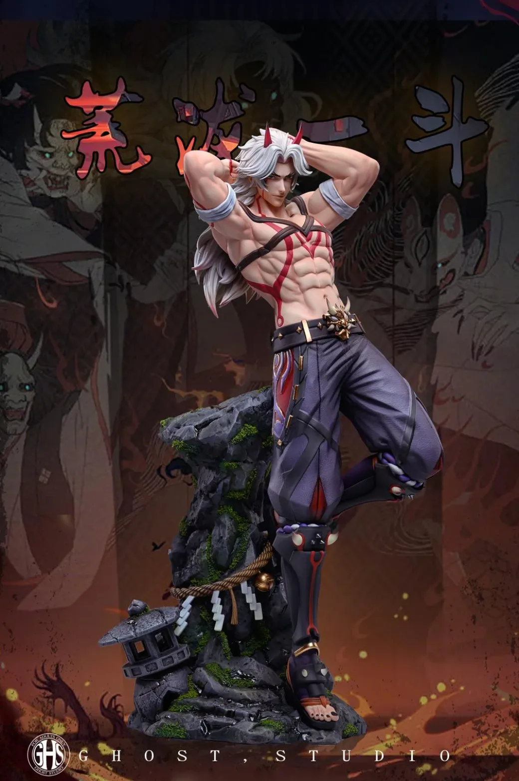 1/6 Scale Arataki Itto - Genshin Impact Resin Statue - Ghost Studios