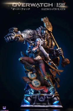 1/4 Scale Ashe with LED - Overwatch Resin Statue - coolbear