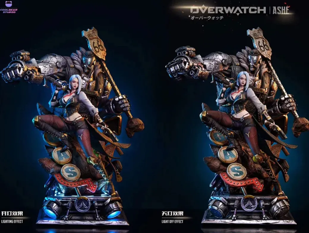 1/4 Scale Ashe with LED - Overwatch Resin Statue - coolbear