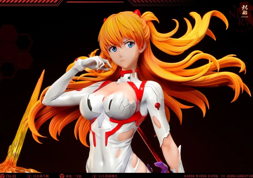 1/4 Scale Asuka Langley Soryu - (EVA) Neon Genesis EVAngelion Resin Statue - ChiYan Studio