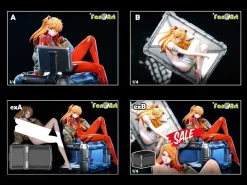 1/4 Scale Asuka Langley Soryu with LED - (EVA) Neon Genesis EVAngelion Resin Statue - FanArt Studio [In Stock]