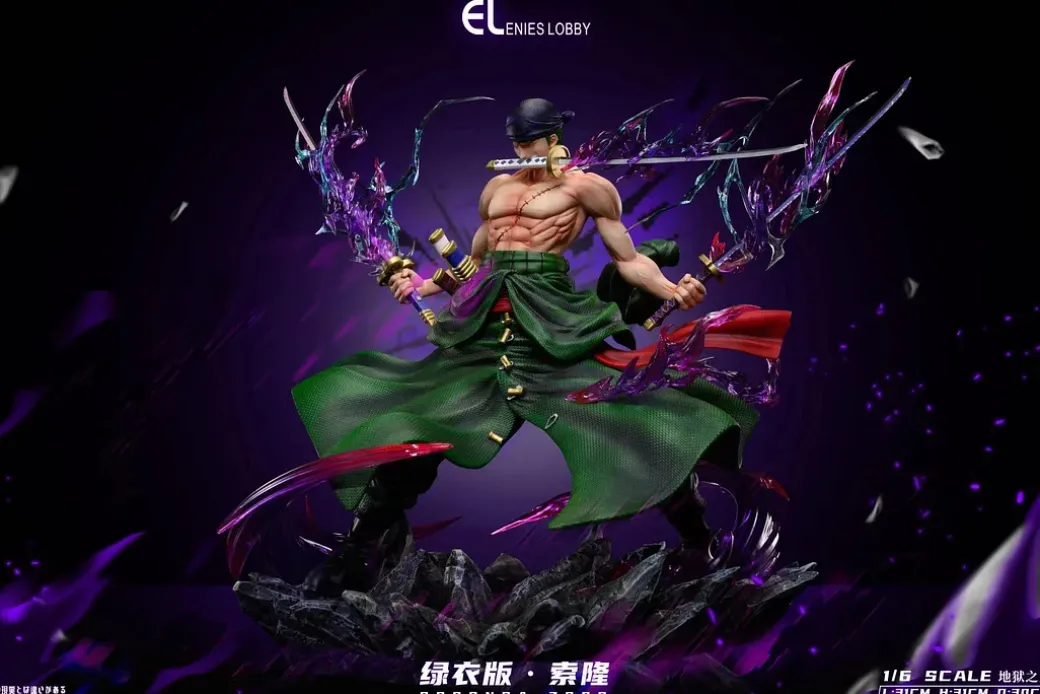 1/6 Scale Awaken King of Hell Roronoa Zoro - ONE PIECE Resin Statue - Enies Lobby Studios