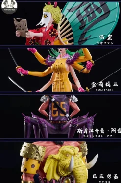 1/6 Scale Babanuki & Solitaire & Daifugo & Bao Huang - ONE PIECE Resin Statue - Clone Studios