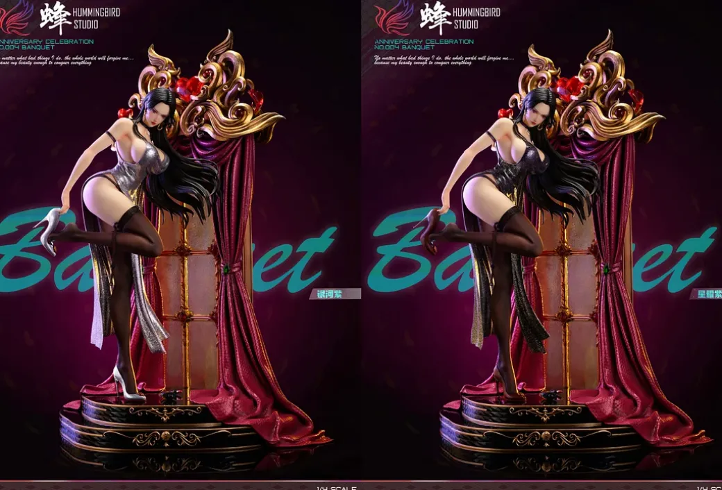 1/4 Scale Banquet Boa Hancock - ONE PIECE Resin Statue - HummingBird Studios
