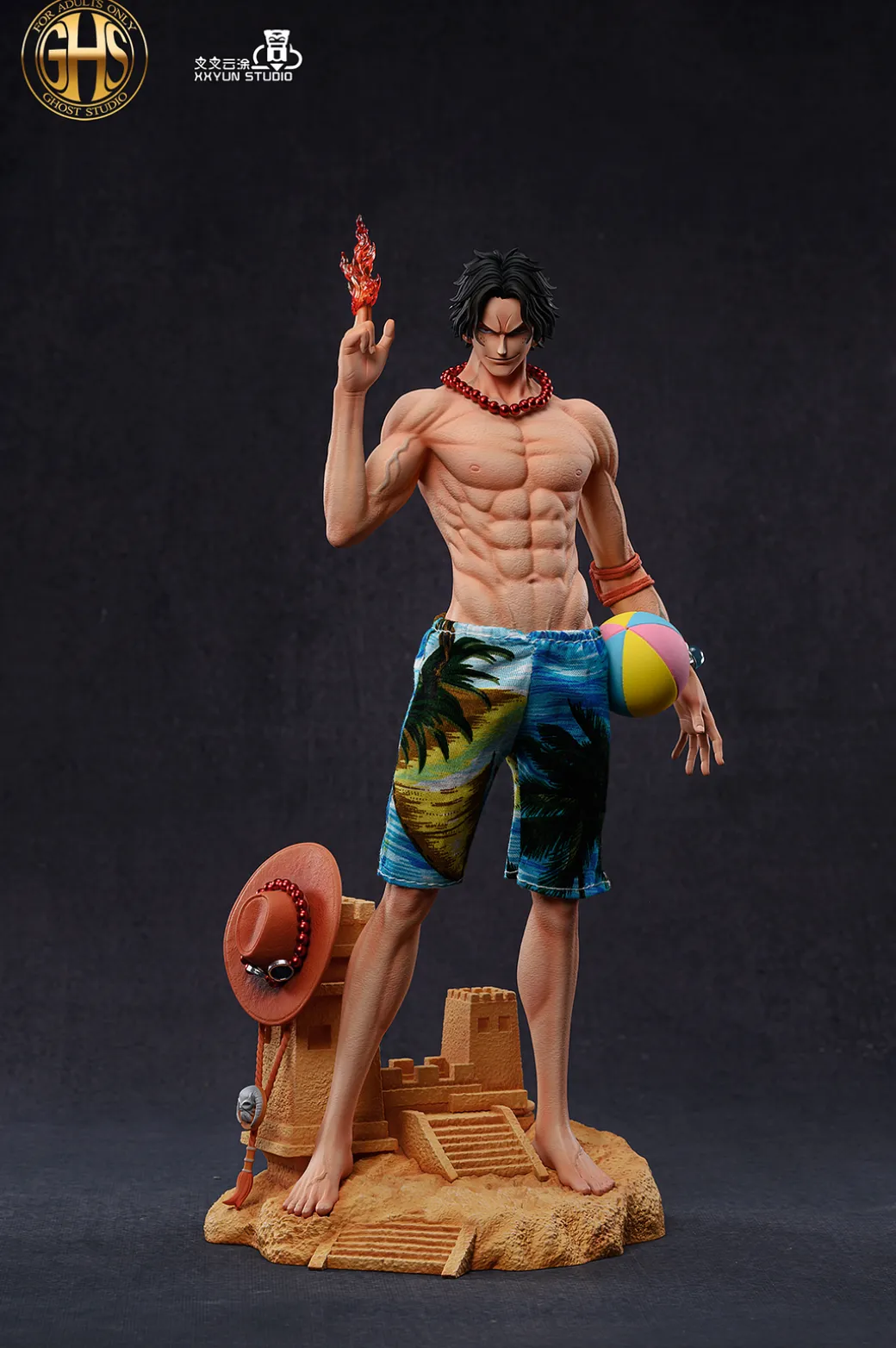 1/6 Scale Beach Portgas D. Ace - ONE PIECE Resin Statue - Ghost Studios