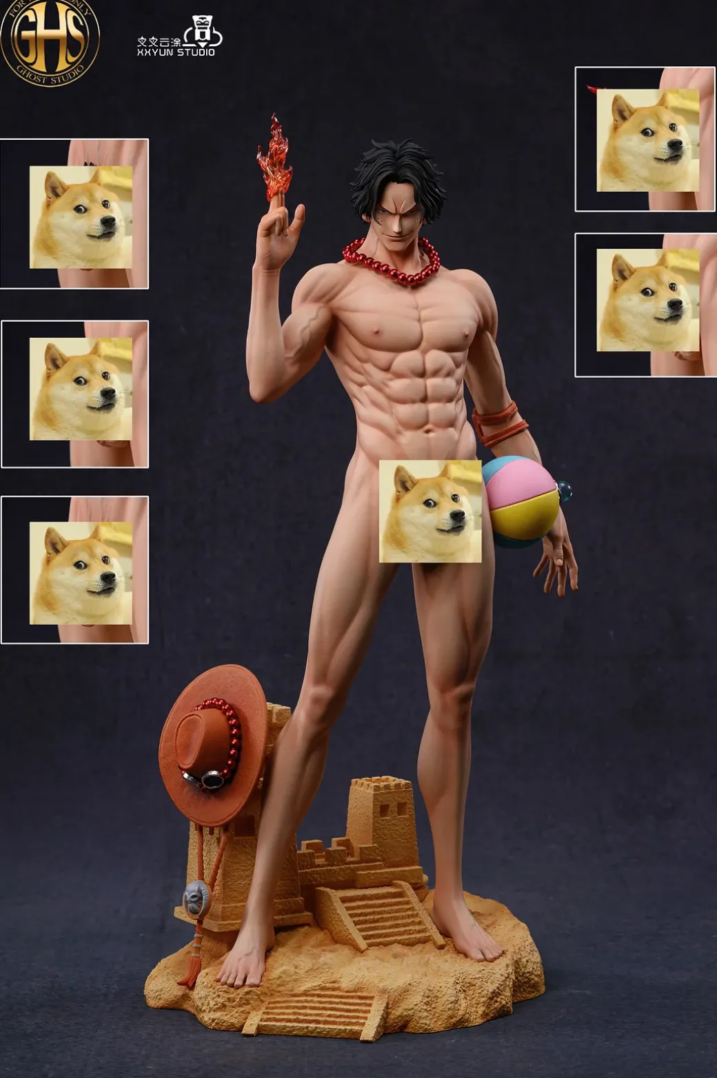 1/6 Scale Beach Portgas D. Ace - ONE PIECE Resin Statue - Ghost Studios