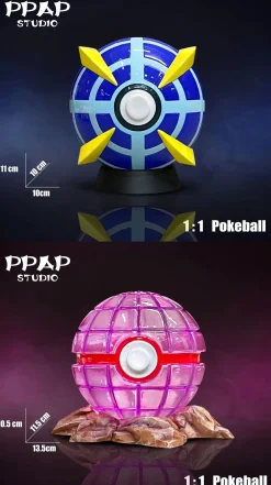 1/1 Scale Beast Ball & Dynamax Ball - Pokemon Resin Statue - PPAP Studios