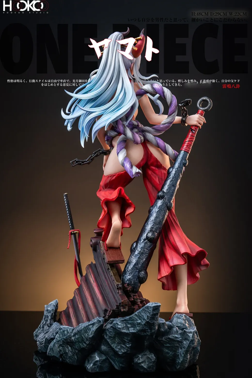 1/4 Scale Black Gold Series Yamato - ONE PIECE Resin Statue - HooKoo Studio