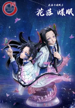 1/6 Scale Blossoms fall Butterflies sleep Shinobu & Kanae Kocho Bust Statue - Demon Slayer: Kimetsu no Yaiba Resin Statue - Fantasy Studios