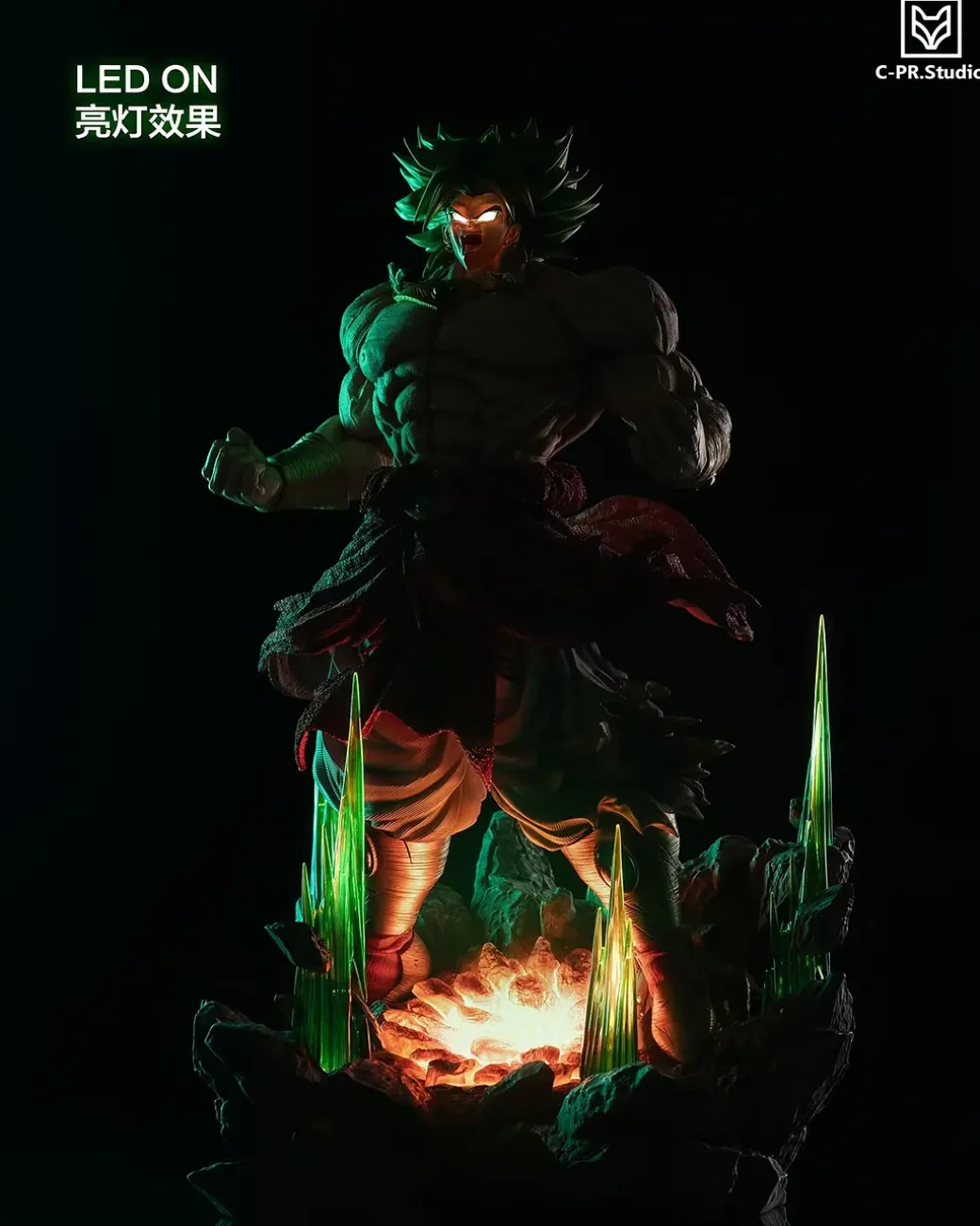 1/6 Scale Broly with LED - Dragon Ball Resin Statue - Cpr Studio