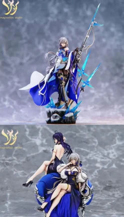 1/6 Scale Bronya Zaychik & Seele - Honkai: Star Rail Resin Statue - Imagination Studio
