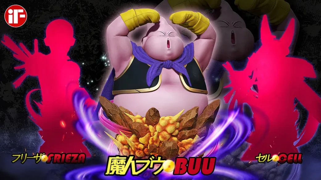 1/4 Scale Buu Bust Statue - Dragon Ball Resin Statue - IF Studios