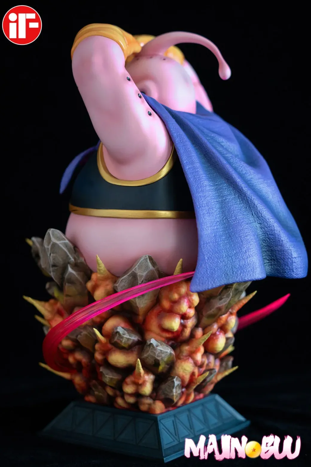 1/4 Scale Buu Bust Statue - Dragon Ball Resin Statue - IF Studios