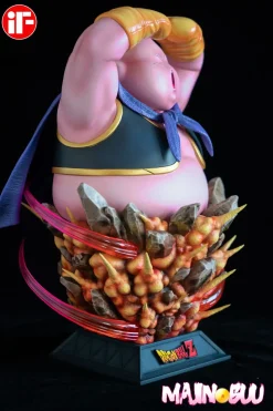 1/4 Scale Buu Bust Statue - Dragon Ball Resin Statue - IF Studios