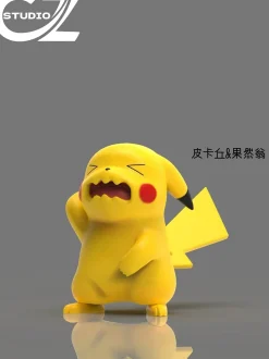 1/10 Scale Change Face Pikachu - Pokemon Resin Statue - CZ Studio