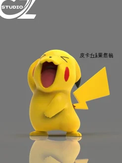1/10 Scale Change Face Pikachu - Pokemon Resin Statue - CZ Studio