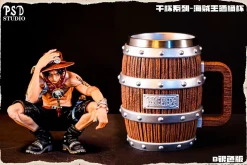 1/1 Scale Cheers Series ONE PIECE Beer Barrel Cup - ONE PIECE Resin Statue - PSD Studios