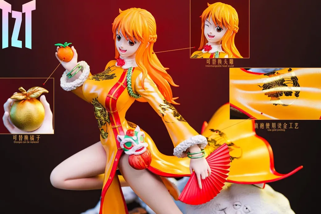 1/6 Scale Cheongsam Ver. Nami - ONE PIECE Resin Statue - TZT Studio