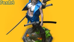 1/3 Scale Cyberpunk Ver Android 18 with LED - Dragon Ball Resin Statue - FanArt Studio
