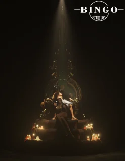 1/6 Scale Double Crowned Throne Luffy & Boa Hancock - ONE PIECE Resin Statue - BINGO Studios