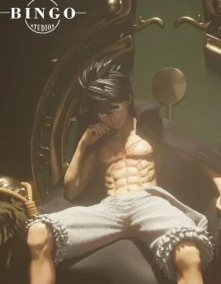 1/6 Scale Double Crowned Throne Luffy & Boa Hancock - ONE PIECE Resin Statue - BINGO Studios