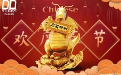 1/10 Scale Dragon Year Lucky Dragonite - Pokemon Resin Statue - DD Studio