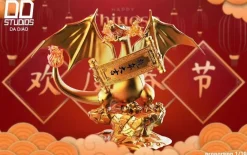 1/10 Scale Dragon Year Lucky Charizard - Pokemon Resin Statue - DD Studio